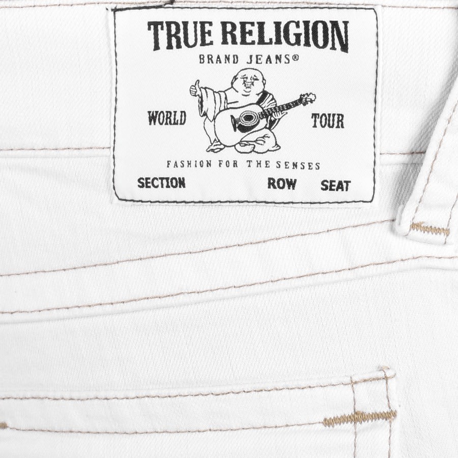 True Religion Ricky Flap Shorts White Mainline Menswear Denmark